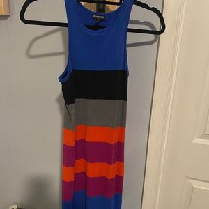 Multi color fitted dress